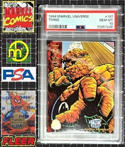 1994 Marvel Universe - #197 Thing - PSA 10 GEM MINT - Picture 1 of 4