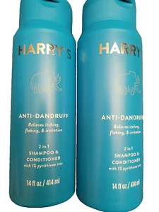 Harry’s Champú y Acondicionador Anticaspa 2 en 1 14 OZ (paquete de 2) - Imagen 1 de 2