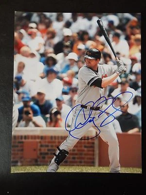 Fotografía autografiada de Aubrey Huff de 8" X 10" (#4) Foto 1 de 2