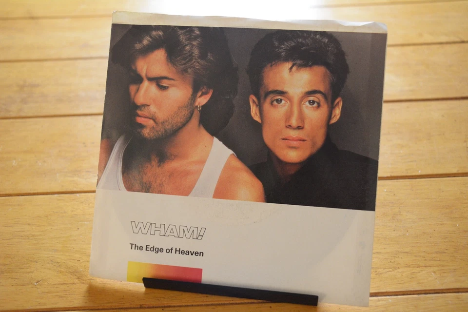 WHAM! "THE EDGE OF HEAVEN" 45 RPM 7" VG+ RECORD + PICTURE SLEEVE [D43-129] Foto 1 de 4