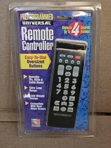 Programmable Universal Remote With Big Buttons For Easy Viewing- New In Box - Picture 1 of 2