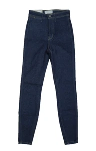 Everlane Skinny The Way High Rise Denim Blue Jeans Dark Wash Stretch Womens 26 - Picture 1 of 14