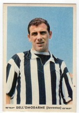 FOOTBALLERS CARDBOARD STEF 1964/65 JUVENTUS DELL'OMODARME figure card