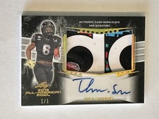 2019 Leaf Metal All American Bowl Trey Sanders Gold Glove/Autograph #1/1 TCU