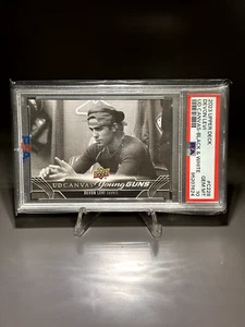 DEVON LEVI - 2023-24 UD SERIES 2, YOUNG GUNS CANVAS BLACK & WHITE SSP ROOKIE - Picture 1 of 1