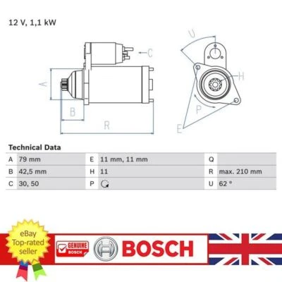Arranque Para Audi A3 Q3 TT Seat ALHAMBRA ALTEA LEON TARRACO 02E911023S Foto 1 de 2