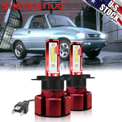 2x Kit de faros LED para Suzuki X-90 1996-1998 H4/9003 6000K bombillas haz alto/bajo Foto 1 de 4