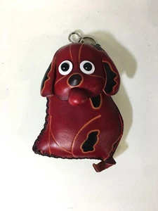 Handmade Leather Small Bag/ Purse/ Coin bag/ Wallet- Dog - Picture 1 of 3