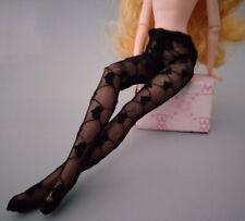 Fashion Pantyhose For 11.5in. Doll Clothes Black Heart Stocking Doll Accessories