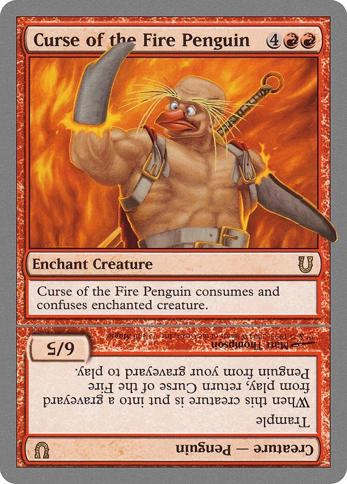 Curse of the Fire Penguin Unhinged NM Red Rare MAGIC GATHERING CARD ABUGames - Image 1 of 1