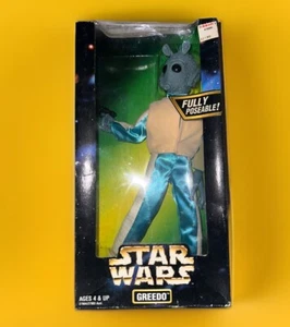 Star Wars 1997 STAR WARS 12” Fully Poseable GREEDO Kenner Action Figure - Picture 1 of 2