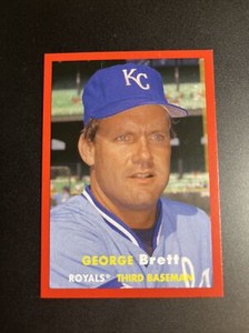 2021 Topps Archives Red #7 George Brett /75