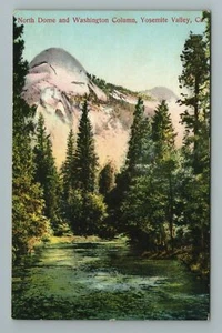 North Dome Washington Column Yosemite Valley California Postcard - Picture 1 of 2