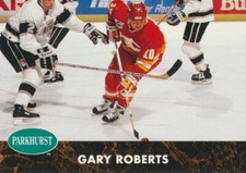 1991-92 Parkhurst French #24 GARY ROBERTS - Calgary Flames