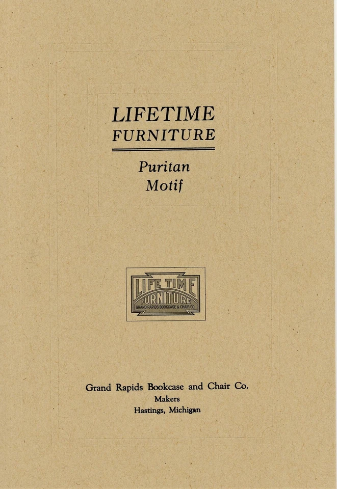 Arts Crafts Mission Lifetime Furniture - History Development / Book - Image 1 of 1