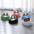 Cat Shape Pet Cat Water Food Feeder Raised Stand Pet Bowl 200/400ml GA