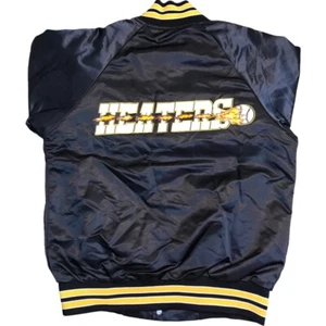 Vtg Heaters Baseball Satin Dugout Jacket Hart well Sports USA Made Small 21x24 - Picture 1 of 9