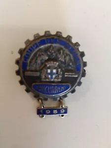 Insignia de solapa de competencia Des Alpes 1959 cupé - Imagen 1 de 2