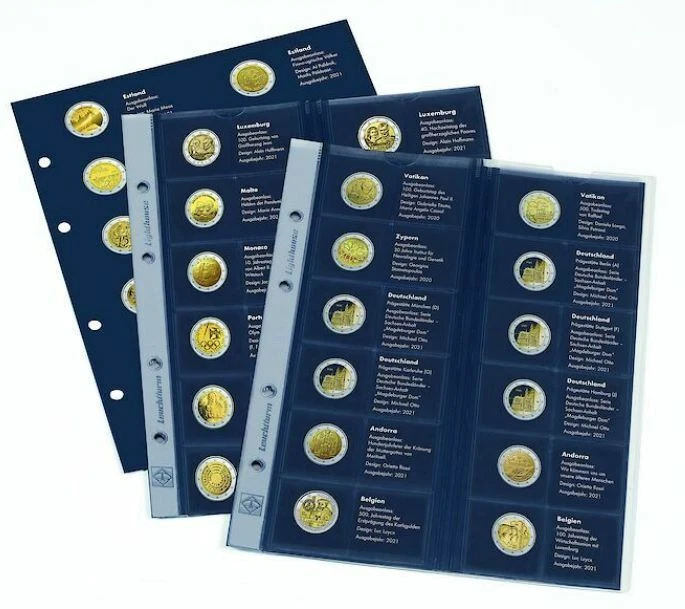 Leuchtturm OPTIMA 2-Euro-Album Europa (365455) Nachtrag 2021