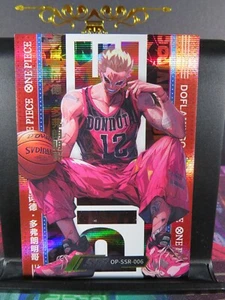 Flamingo SSR Tarjeta Rara Premium Una Pieza Anime Manga Coleccionable CCG OP - Imagen 1 de 4