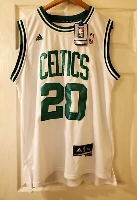 Vintage Celtics Jersey #20 Allen XL NBA Basketball White/Green - Image 1 of 4