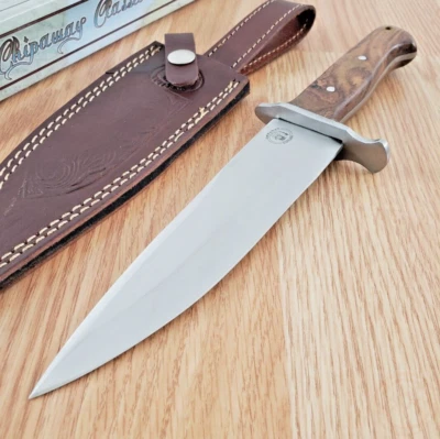 Frost Cutlery Colorado Hunt Master Fixed Knife 6.5" Stainless Blade Wood Handle - Image 1 of 4