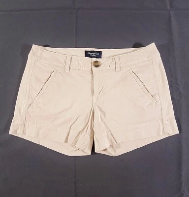 Pantalones cortos chinos elásticos AMERICAN EAGLE AEO rosa pálido para mujer de 4 (30,5" x 4,5") Foto 1 de 4