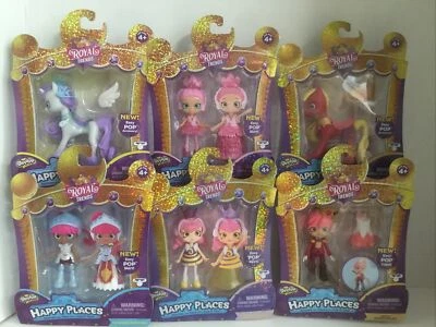 Shopkins Happy Places Royal Trends LOT Of 6 Dolls & Horses With Pop Clothes NEW - Image 1 of 4