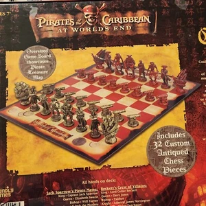 Disney Pirates of Caribbean Chess Set 2007 Replacement Parts Chess Pieces - Picture 1 of 25