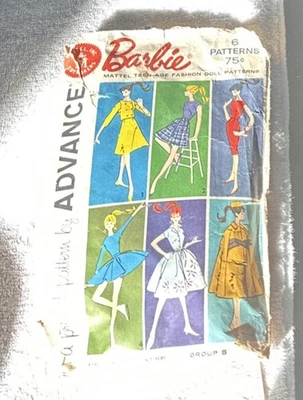 Libro de Costura Barbie Corte Completo Avanzado Grupo B Patrón Barbie #9939 De Colección Foto 1 de 3