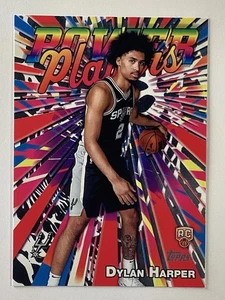 Inserto Topps Power Players 2025-26 #PP-17 Dylan Harper RC San Antonio Spurs - Imagen 1 de 2