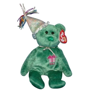 Ty Beanie Baby May - MWMT (Oso con Sombrero 2003) Cumpleaños - Imagen 1 de 1