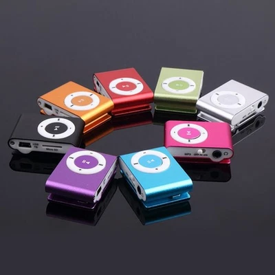 Mini Portable USB MP3 Player Mini Clip MP3 Waterproof Sport Compact Metal Mp3 - Bild 1 von 4