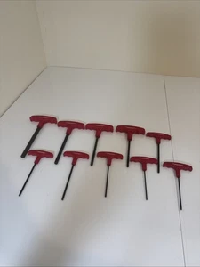 Vintage Hexcraft T-Handle 10 Piece Hex Key Set - Picture 1 of 11