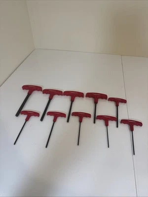 Vintage Hexcraft T-Handle 10 Piece Hex Key Set - Image 1 of 4