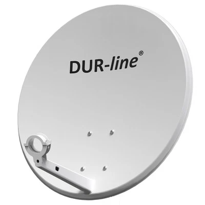 DUR-line EASYTENNE 60cm Satellitenschüssel Spiegel Antenne HDTV HD UHD 4k Grau - Bild 1 von 4