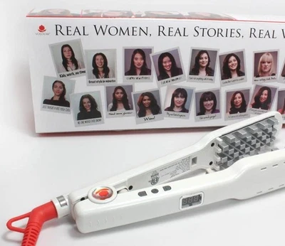 VOLOOM Volumizing Hair Iron - White - Image 1 of 4