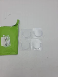 Lot de 4 Support de Tige de Douche avec Adhésif Forte, Sans Perçage Tige de Rideau de Douche  - Photo 1/3