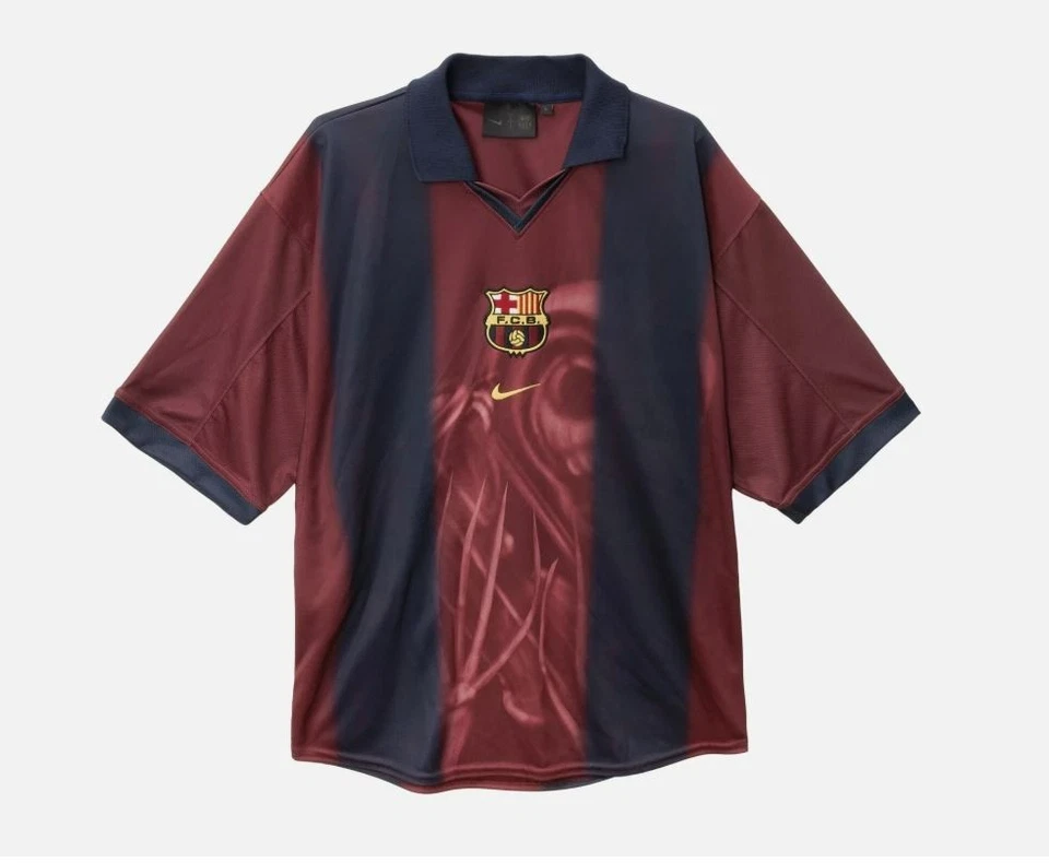 Camiseta FC Barcelona x Travis Scott (Cactus Jack) – Retro Oversize - Talla L - Imagen 1 de 4