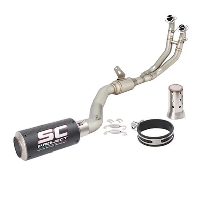 RS660 2021-2025 for Aprilia Tuono 660 Complete Exhaust System Front Pipe Muffler - Image 1 of 4