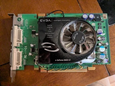 EVGA E-GeForce 8600GT 256-P2-N751-TR Graphics Card 256MB PCI-E - Image 1 of 2