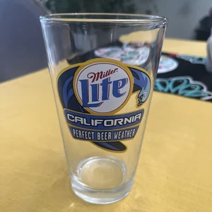 Miller Lite Bier "California - Perfect Beer Weather" Pint Glas - Bild 1 von 4
