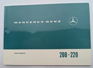 Mercedes-Benz Owner's Manual 200 220 From 1982 With Dealer Receipt - Picture 1 of 4