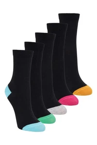 Mountain Warehouse Everyday Kids Polygiene Mid-Calf Sock 5Pk Socks - Picture 1 of 36