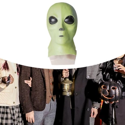 Alien Mask Scary Dress up Headgear for Stage Performance Night Club Birthday - Image 1 of 2