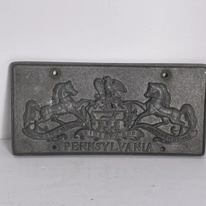 Nummernschild Oldtimer Gusseisen - Bild 1 von 14