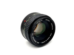 Objectif Minolta 50 mm 1:1,7 MC Rokor-PF Camera Lens (Minolta MD) - Photo 1/5
