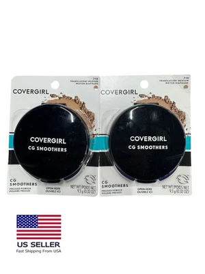 Covergirl CG Smoothers Pressed Powder   #715 Translucent  Medium Set 2 - Image 1 of 2