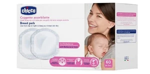 Pack 60 Discos Absorbentes Anti bacterias Chicco Máxima Seguridad Piel Seno - Picture 1 of 1