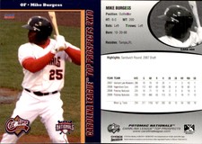 Mike Burgess 2010 Choice Carolina League Top Prospect 30 #4 Card